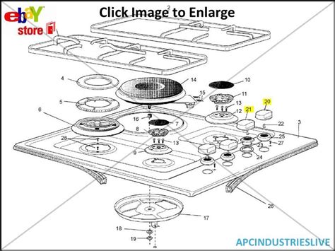 westinghouse gas cooktop parts
